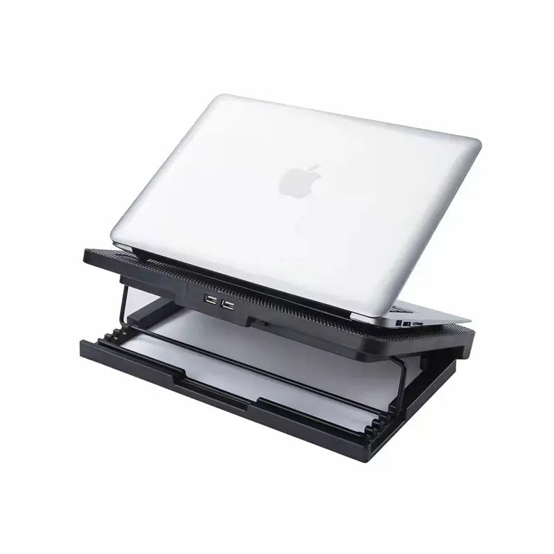 Support D'ordinateur portable Avec 2 ventilateurs de refroidissement intégrés