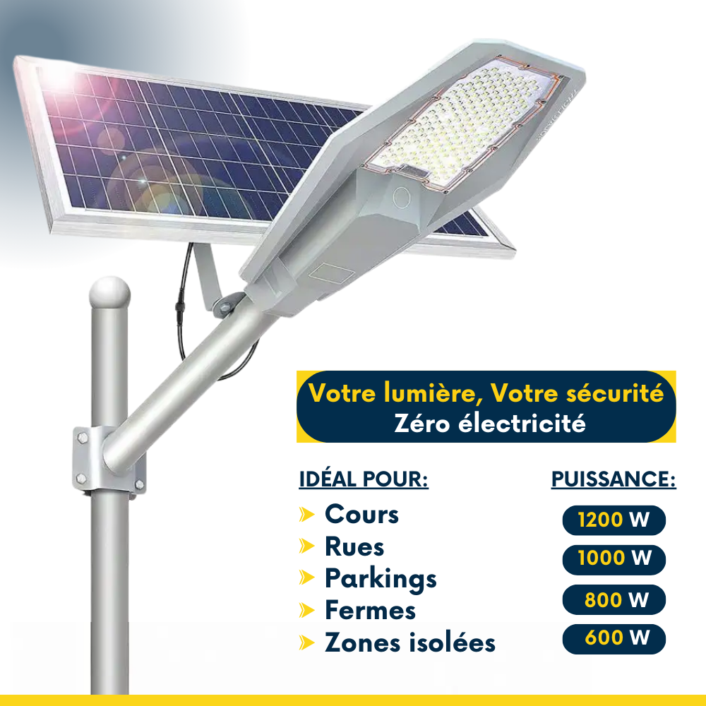 Lampadaire Solaire Intelligent - LUMIA