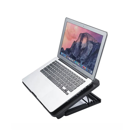Support D'ordinateur portable Avec 2 ventilateurs de refroidissement intégrés